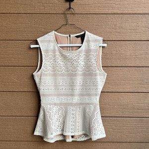 BCBG MaxAzria Lace Peplum | XS